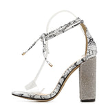 Rome heeled ankle strap sandals